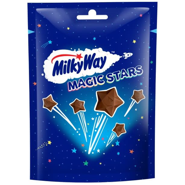 Milky Way Magic Stars Milk Chocolate Pouch Bag 100g