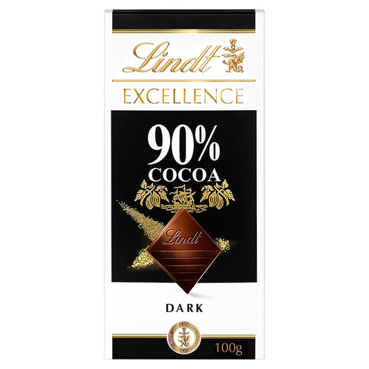 Lindt Excellence 90% dark chocolate 100g