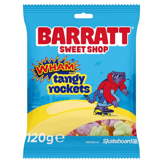 Barratt Wham Tangy Rockets Sweets Bag 120g