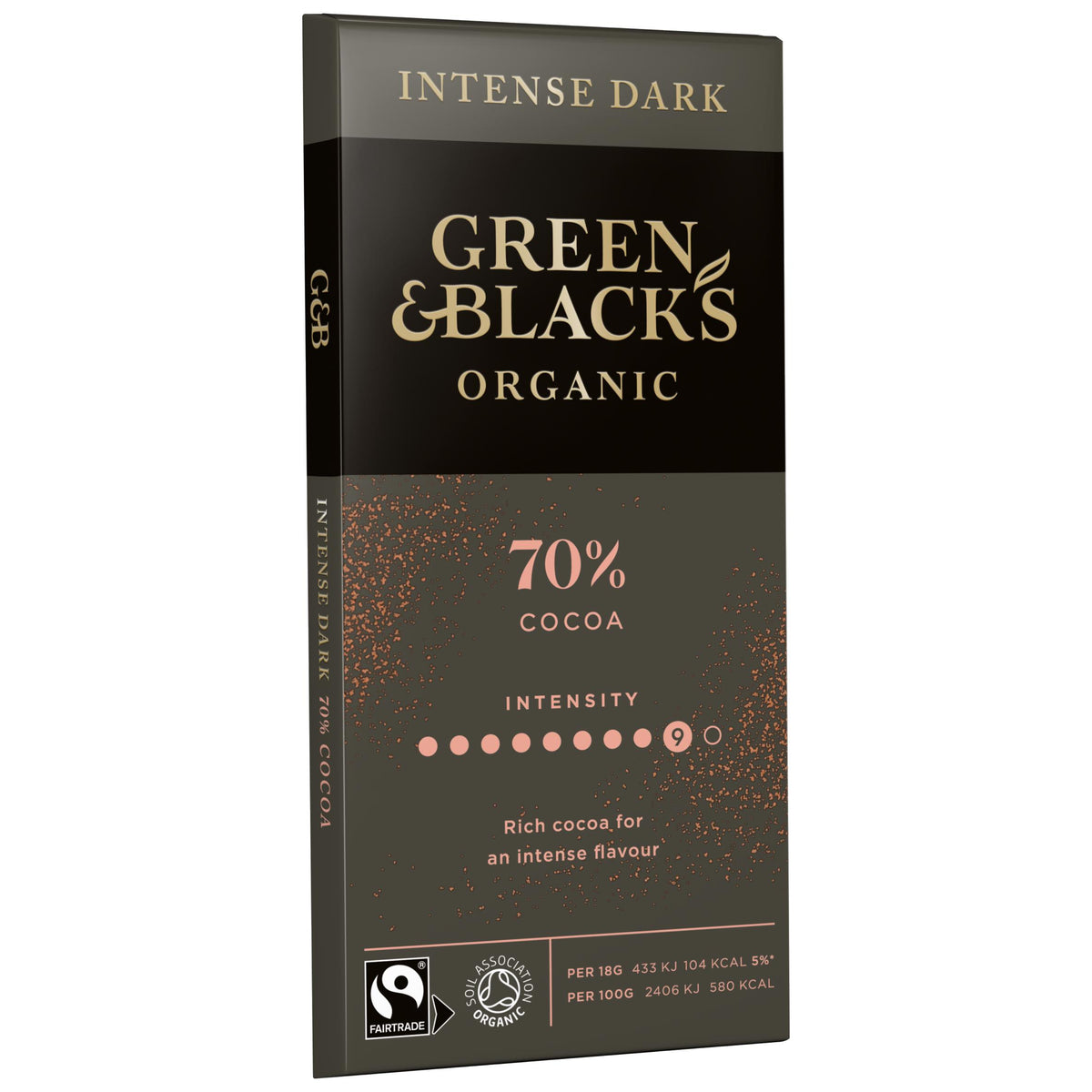 Green & Black's Organic 70% Dark Chocolate Bar 90g