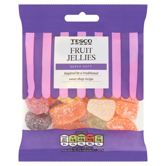 Tesco Fruit Jellies Sweets Bag 200g
