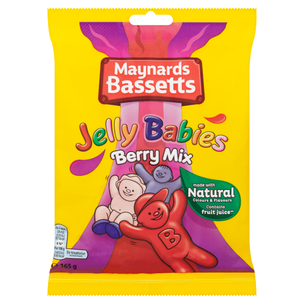 Maynards Bassetts Jelly Babies Berry Mix 165g