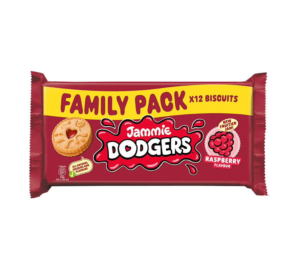 Jammie Dodgers Raspberry Flavour Biscuits 140g