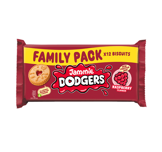 Jammie Dodgers Raspberry Flavour Biscuits 140g