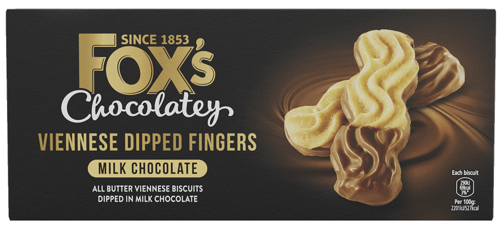 Fox's Viennese Milk Chocolate Dipped Finger Biscuits