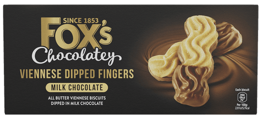Fox's Viennese Milk Chocolate Dipped Finger Biscuits