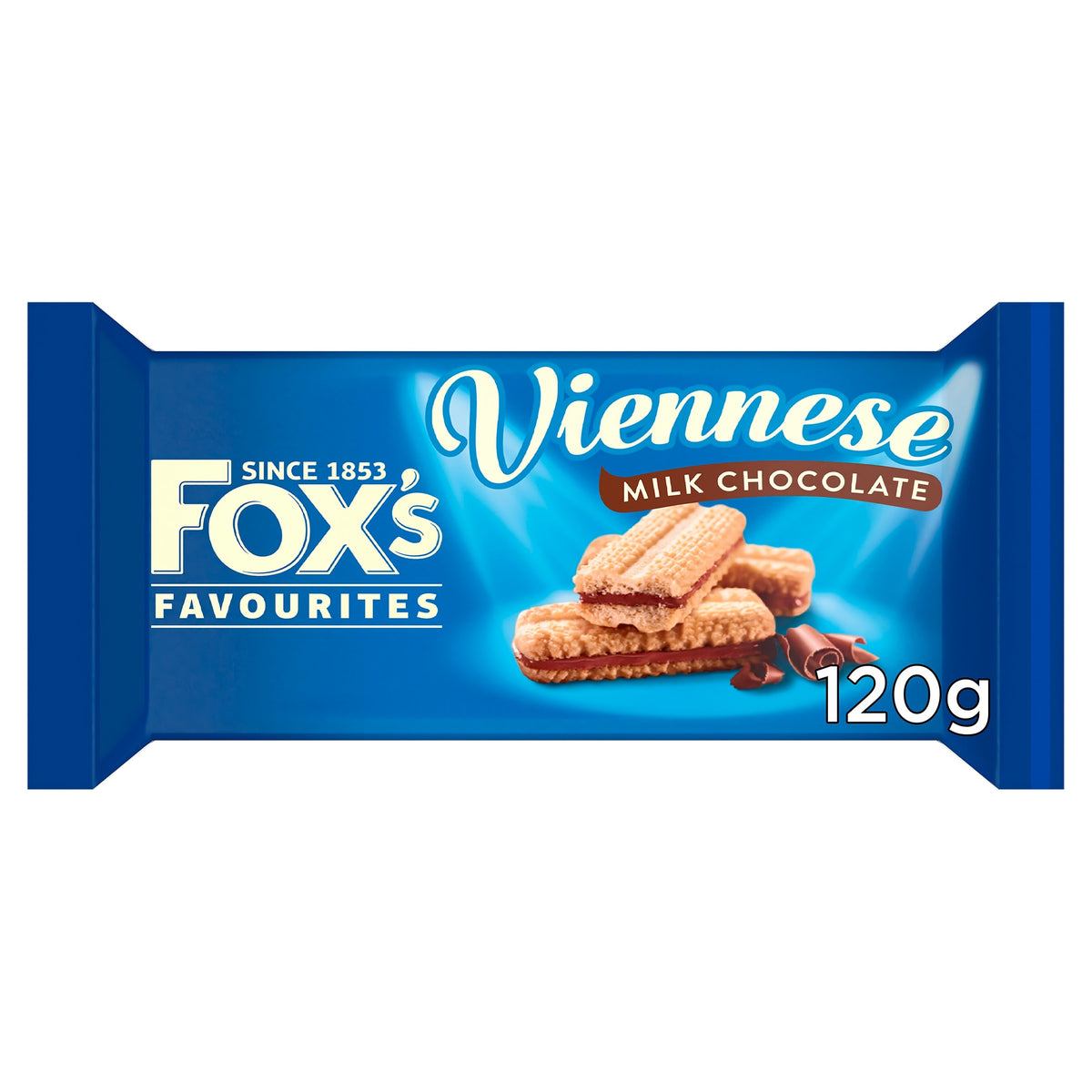 Fox's Chocolate Viennese Biscuits 120g pack