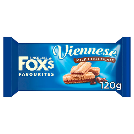 Fox's Chocolate Viennese Biscuits 120g pack