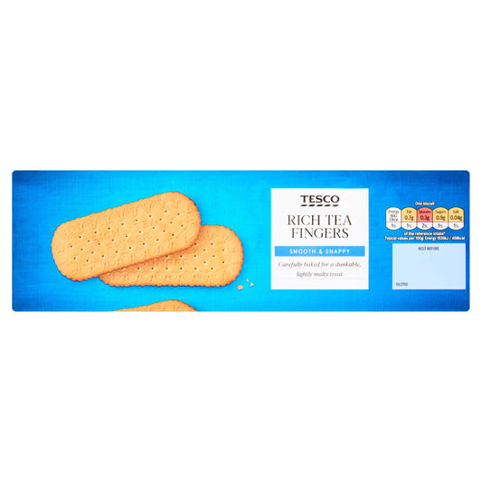 Tesco Rich Tea Fingers 250g pack