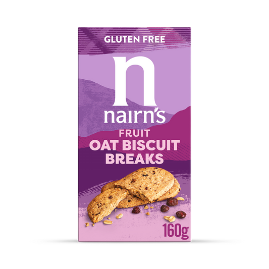 Nairn's Gluten Free Fruit Oat Biscuit Breaks 160g