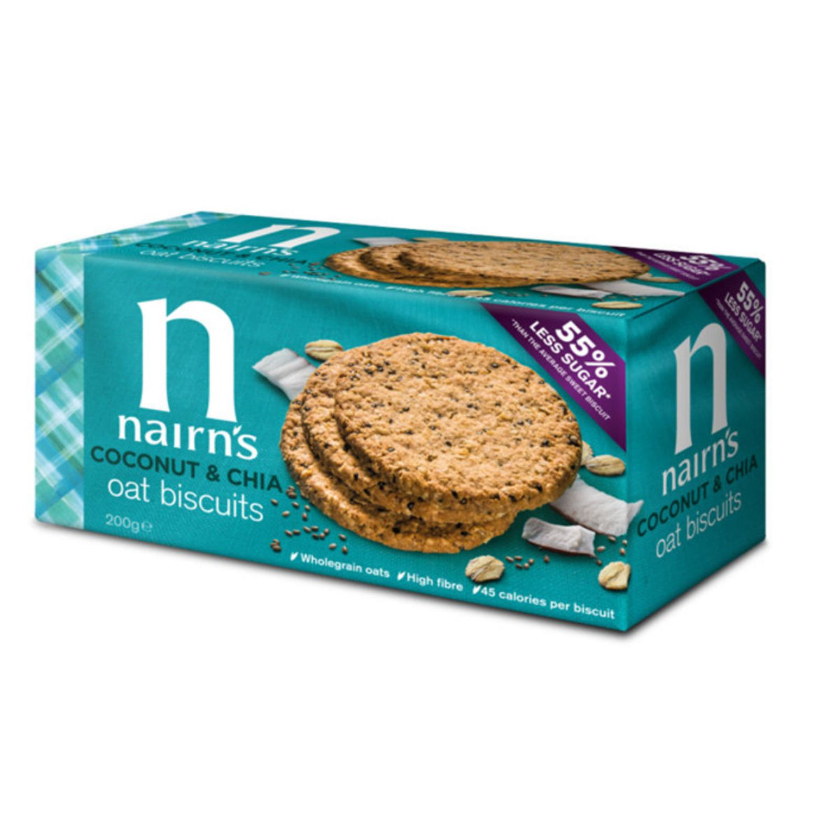 Nairn's Coconut & Chia Oat Biscuits 200g