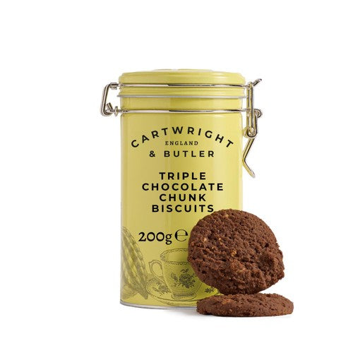 Cartwright & Butler Triple Chocolate Chunk Biscuits 200g