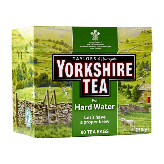 Yorkshire Hard Water Tea Bags 80s 250g