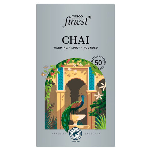 Tesco Finest Chai 50 Tea Bags (125g)