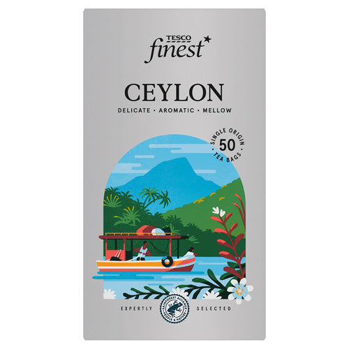 Tesco Finest Ceylon 50 Tea Bags (125g)