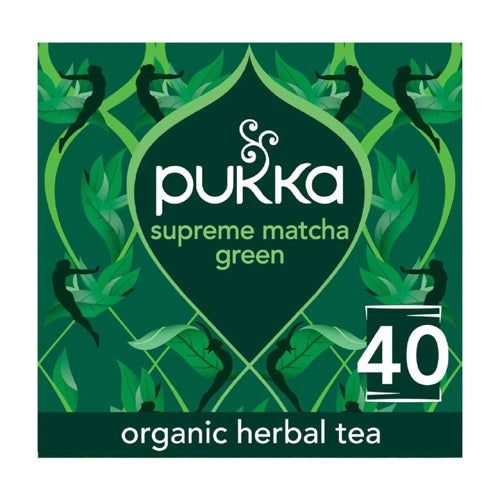 Pukka Organic Supreme Matcha Green Herbal Tea Bags x40 (80g)