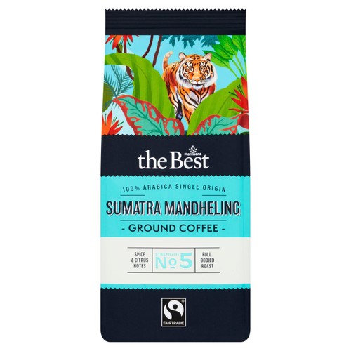 Morrisons The Best Fair Trade Sumatran Mandheling Ground Coffee (227g)