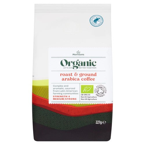 Morrisons Organic Ground Coffee (227g)