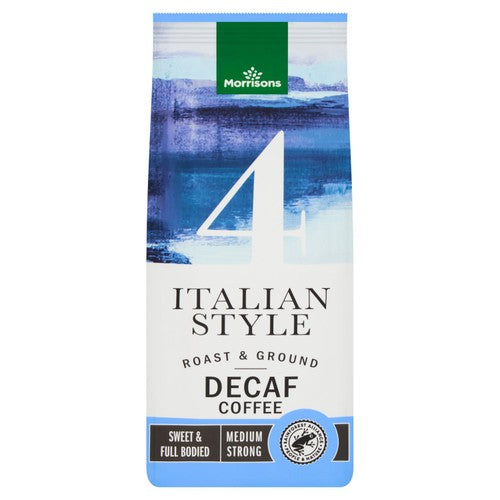 Morrisons Italian Style Roast & Ground Decaf Coffee (227g)