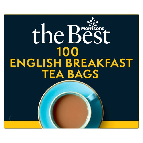 Morrisons The Best 100 English Breakfast Tea Bags (250g)