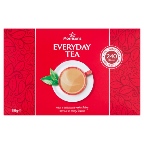 Morrisons Everyday Tea Bags 240 Pack (696g)
