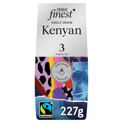 Tesco Finest Fairtrade Kenyan Ground Coffee (227g)