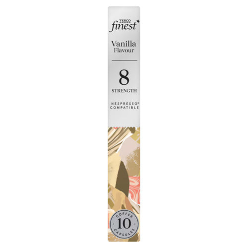 Tesco Finest Coffee Capsules - Vanilla Flavour 10 Pack (54g)
