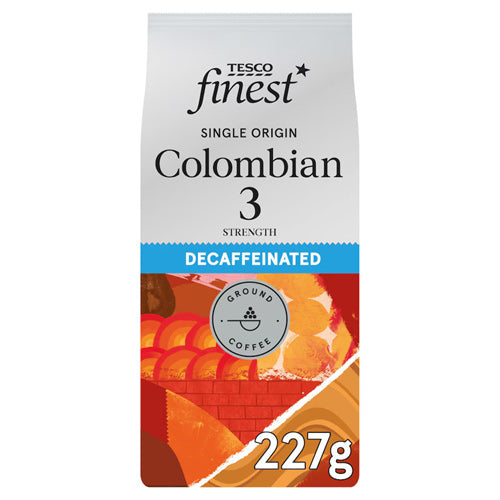 Tesco Finest Decaffeinated Colombian Coffee Beans (227g)