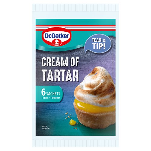 Dr. Oetker Cream of Tartar Sachets 6 x 5g (30g)