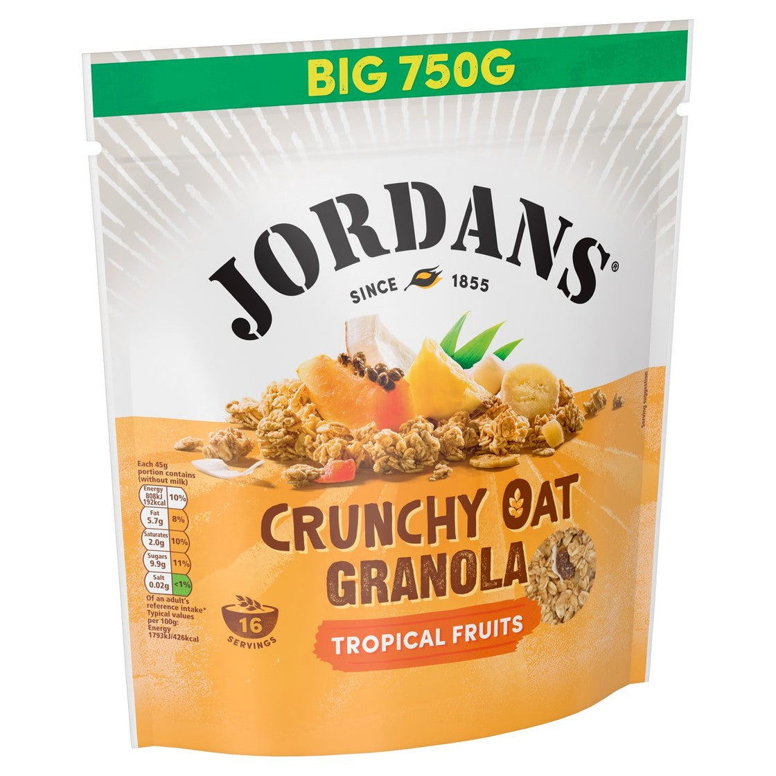 Jordans Crunchy Cereal Tropical Fruit (750g)
