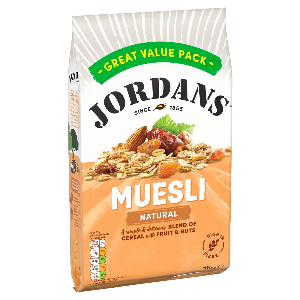 Jordans Natural Muesli (1000g)