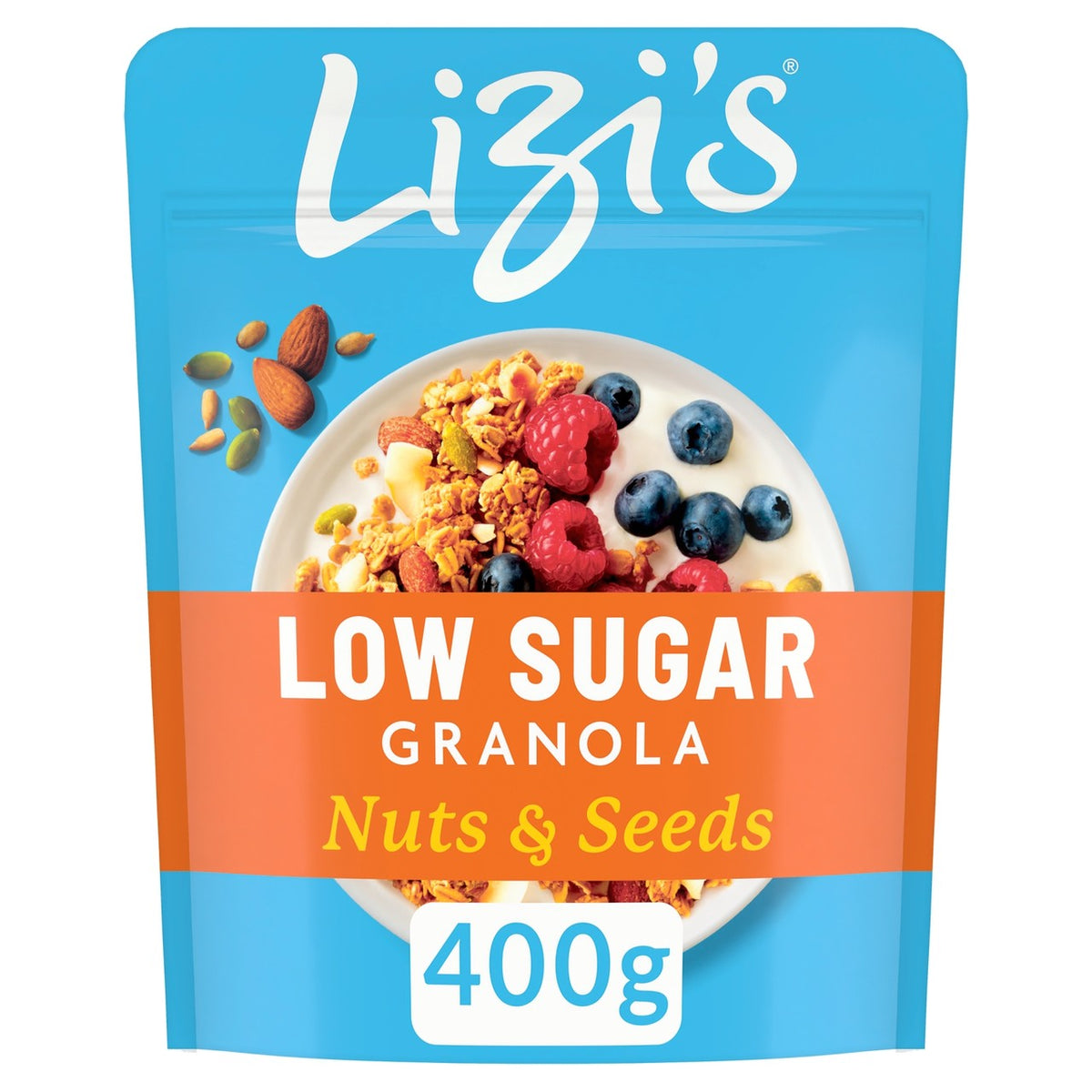 Lizi's Low Sugar Granola Nuts & Seeds (400g)
