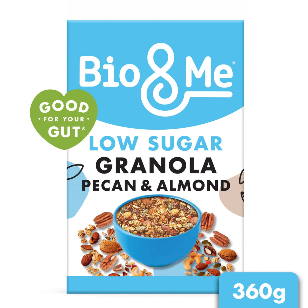 Bio&Me Low Sugar Naturally Gut-Loving Granola (360g)
