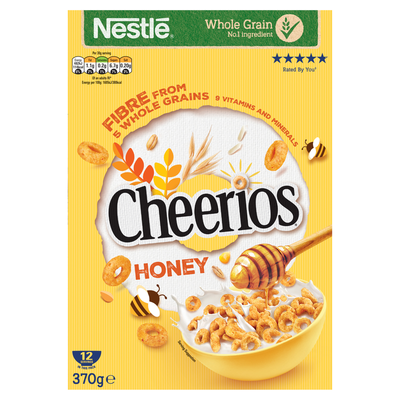 Nestle Cheerios Honey Cereal (370g)