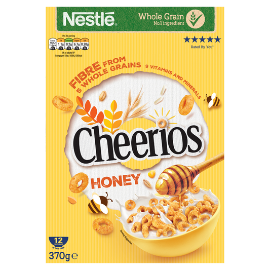 Nestle Cheerios Honey Cereal (370g)