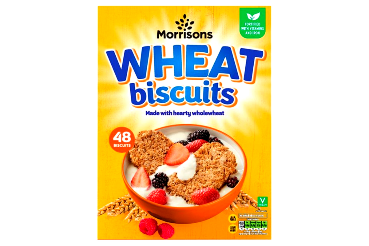 Morrisons Wheat Biscuits Cereal 48 Pack