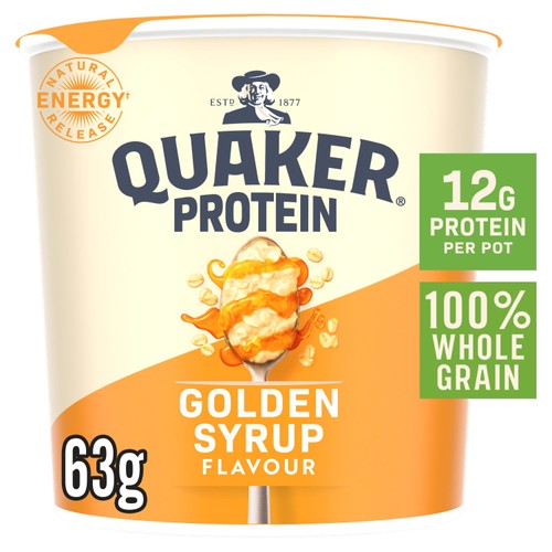 Quaker Oat So Simple Protein Golden Syrup Porridge Pot 63g