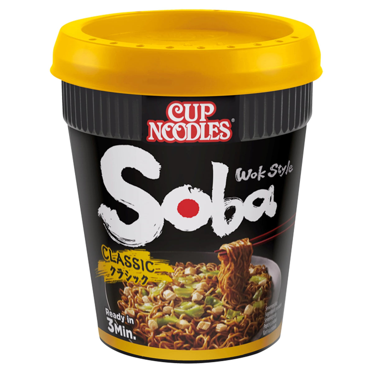 Nissin Soba Classic Instant Wok Style Noodles (Bulk Buy Pack of 6) 540g