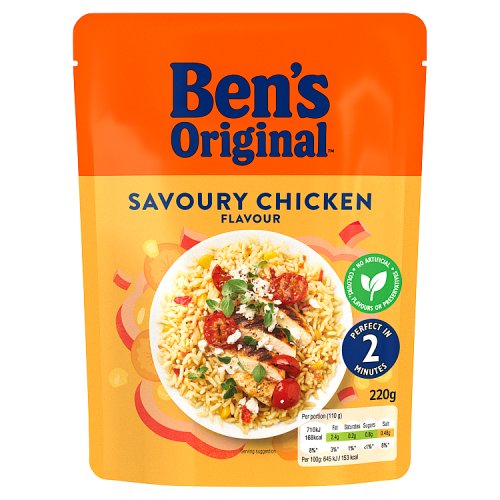 Ben's Original Express Savoury Chicken Rice (Bulk Buy Pack of 6) 1320g