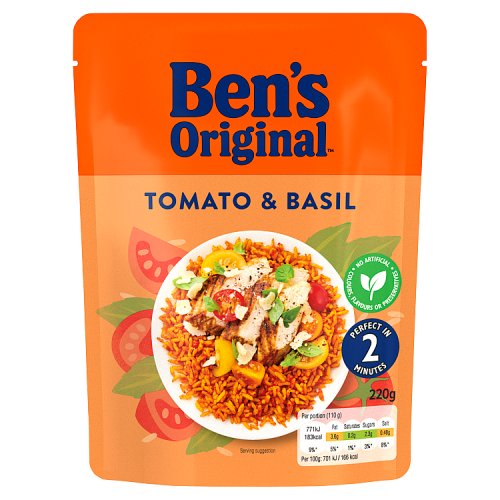 Ben's Original Express Tomato and Basil Rice 220g
