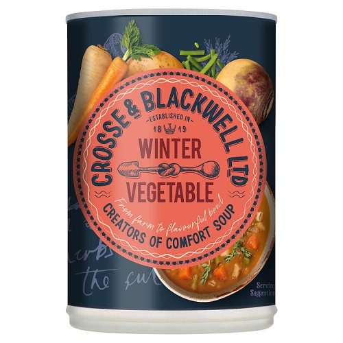 Crosse and Blackwell Winter Vegetable Soup (Bulk Buy Pack of 6) 2400g