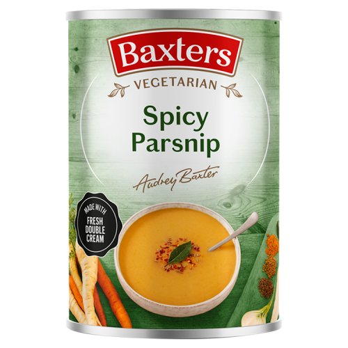 Baxters Vegetarian Spicy Parsnip Soup (Bulk Buy Pack of 6) 2400g