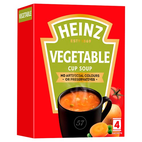 Heinz Vegetable Cup Soup (Bulk Buy Pack of 6) 528g