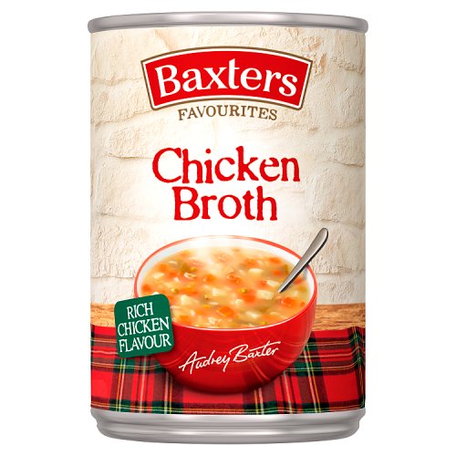 Baxters Favourite Chicken Broth (Bulk Buy Pack of 6) 2400g