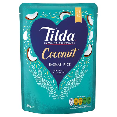 Tilda Coconut Basmati Rice (Bulk Buy Pack of 6) 1500g