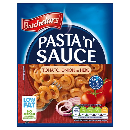 Batchelors Pasta in Sauce Tomato and Herb (Bulk Buy Pack of 6) 594g