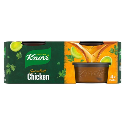 Knorr Stockpot Chicken 4 Pack (Bulk Buy Pack of 6) 672g