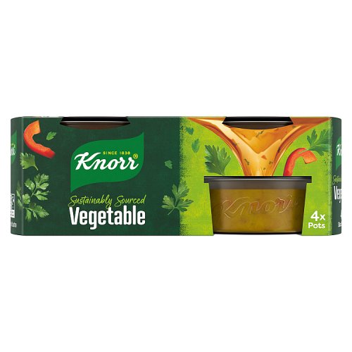 Knorr Stockpot Vegetable 4 Pack (Bulk Buy Pack of 6) 672g