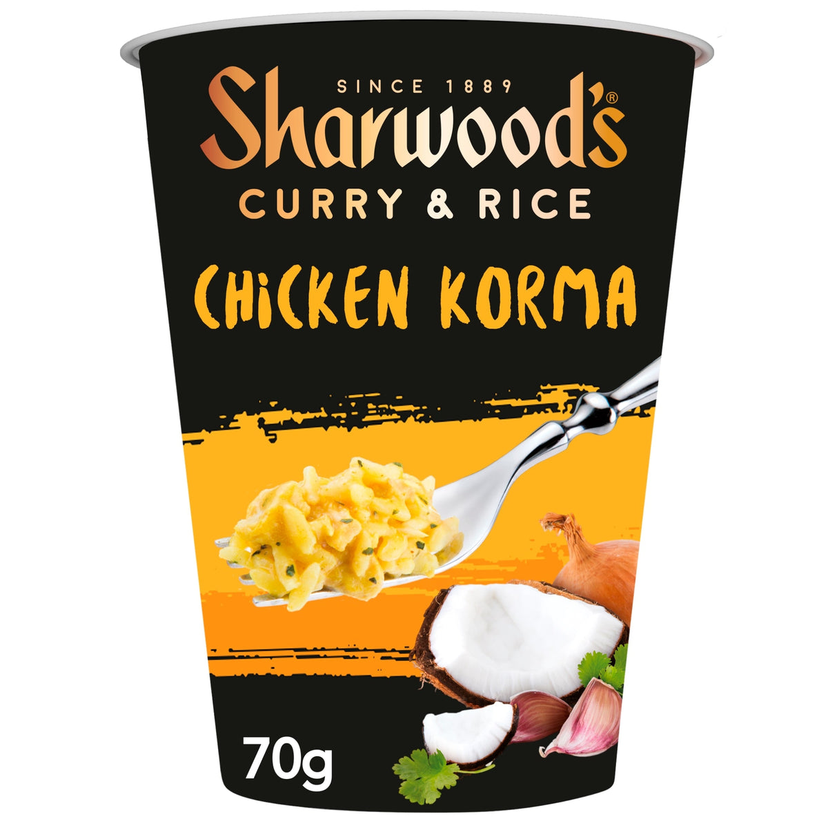 Sharwood's Curry & Rice Chicken Korma Instant Pot 70g