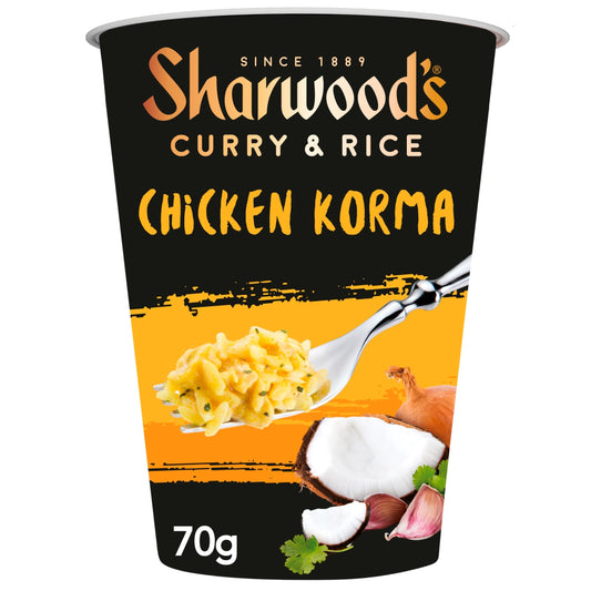 Sharwood's Curry & Rice Chicken Korma Instant Pot 70g